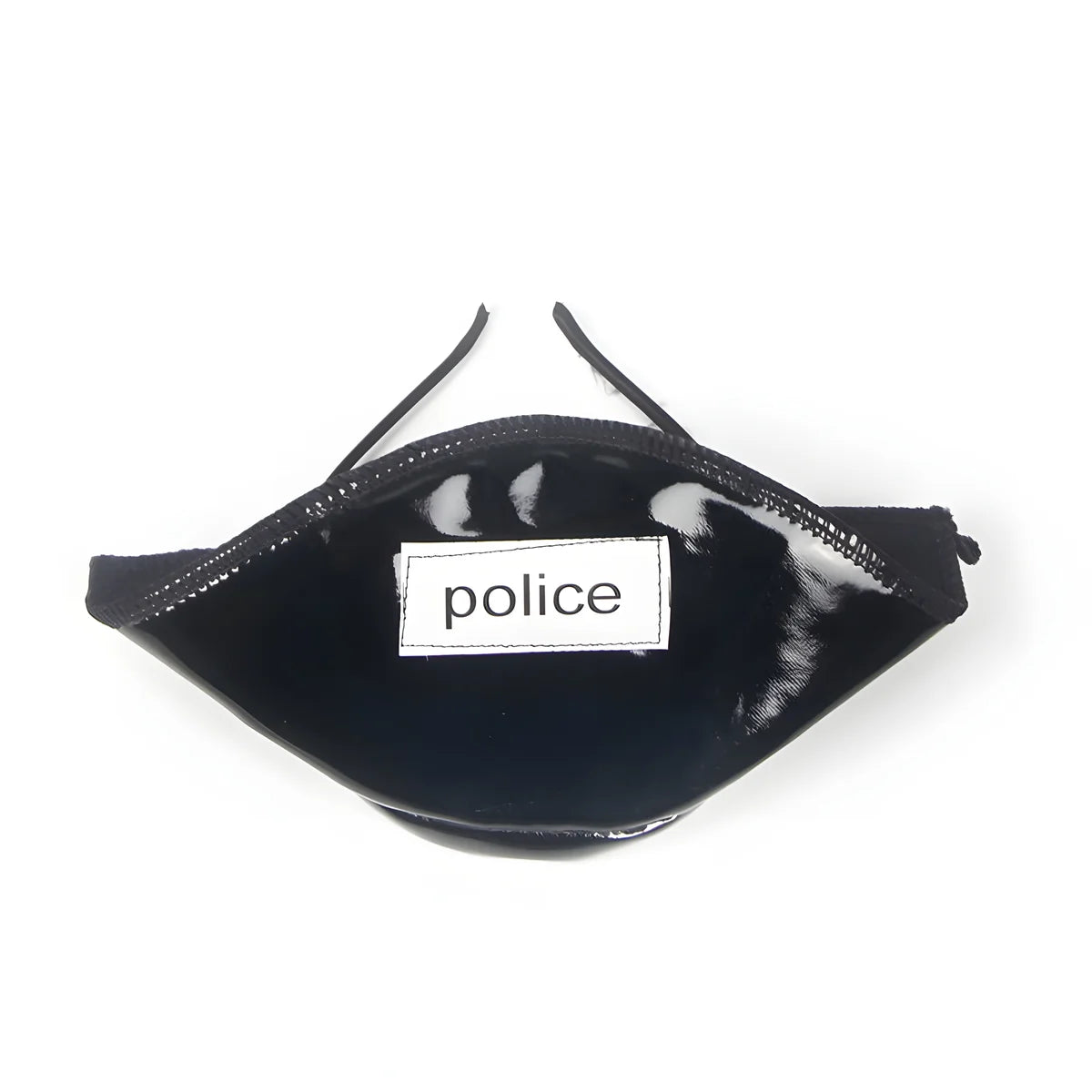 subblime costume de police corps en dentelle noir s m