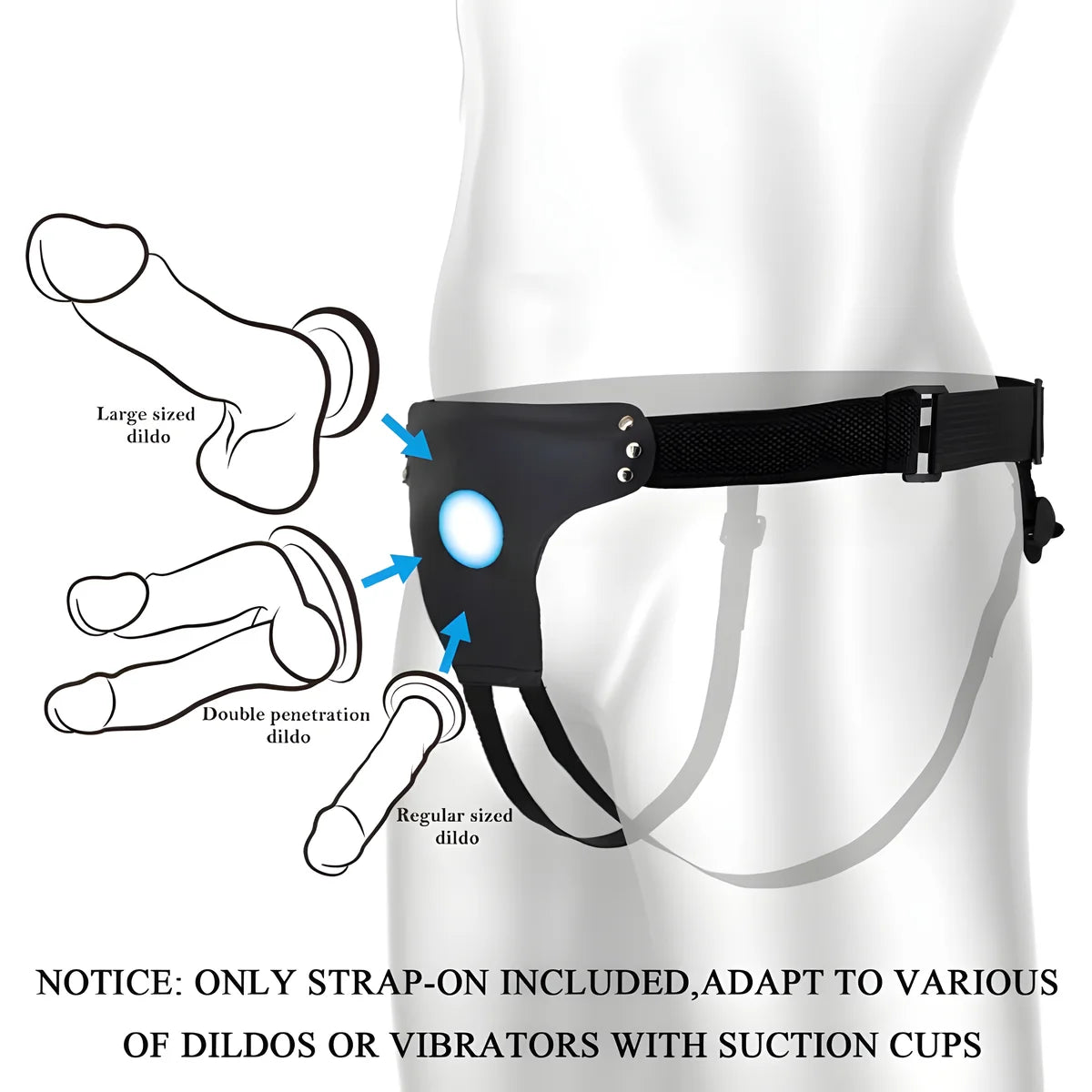 pretty love complement de harnais a sangle reglable love spell