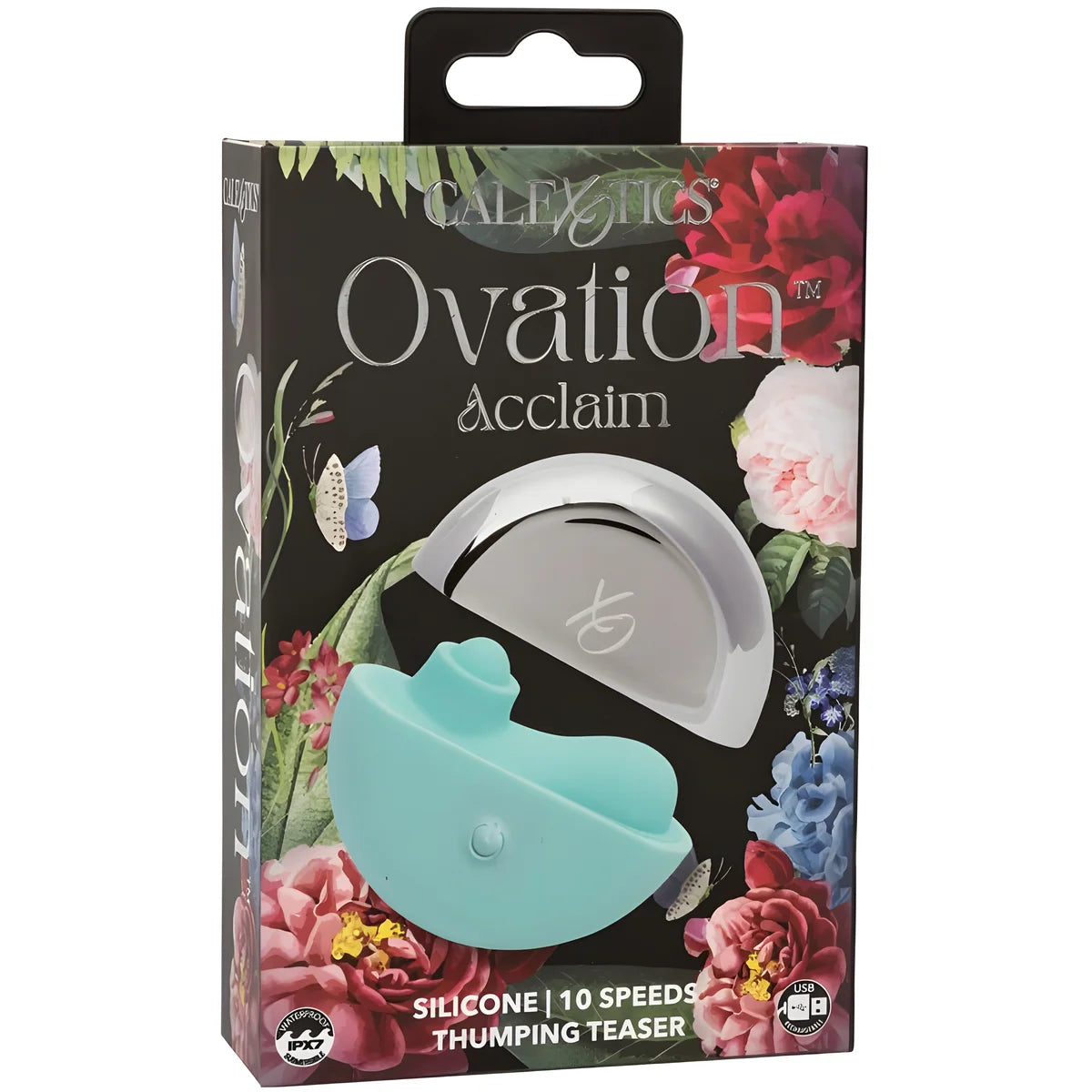 calexotics ovation stimulateur acclaim aqua green
