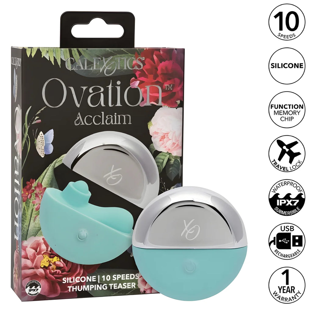 calexotics ovation stimulateur acclaim aqua green