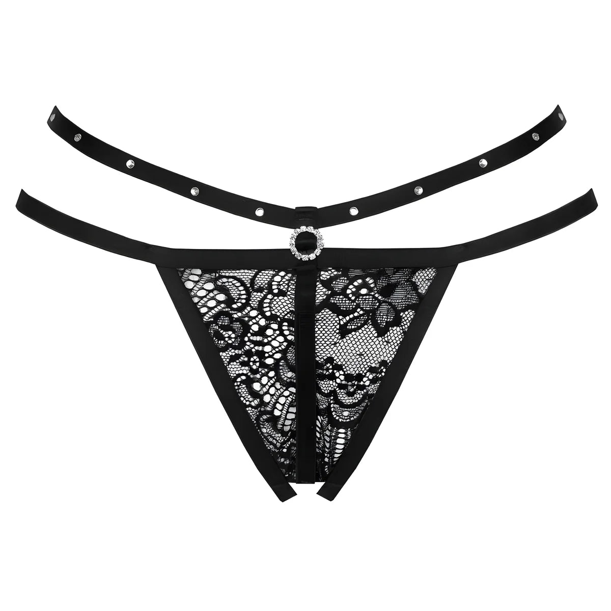 livco corsetti fashion string nomade sans crotchless noir