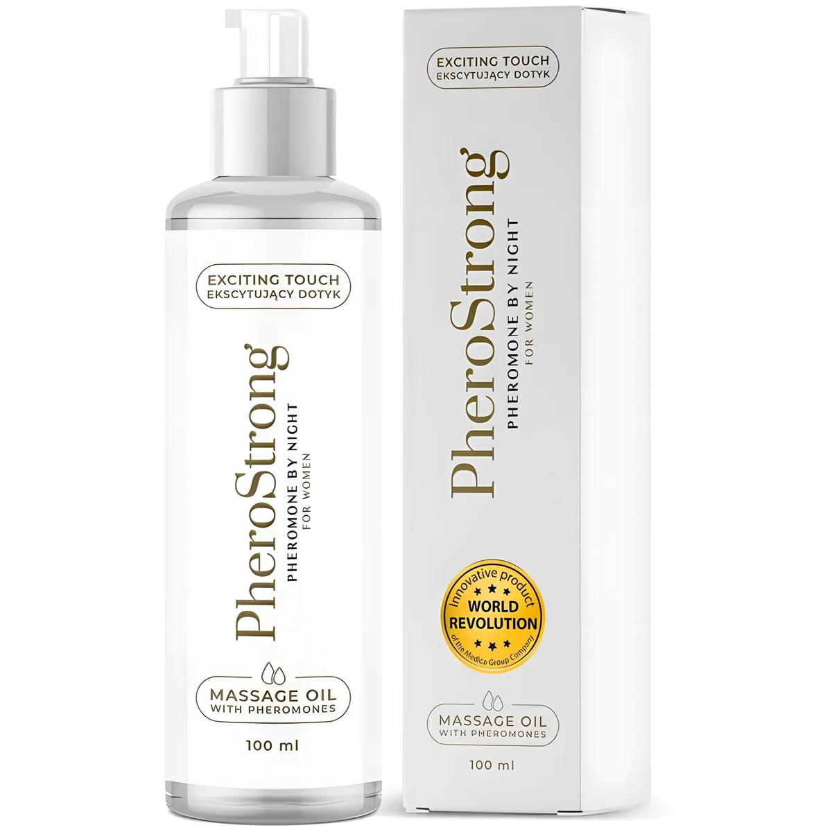 pherostrong huile de massage de nuit pour femme 100 ml