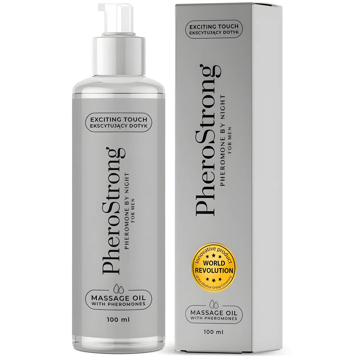 pherostrong huile de massage de nuit pour homme 100 ml