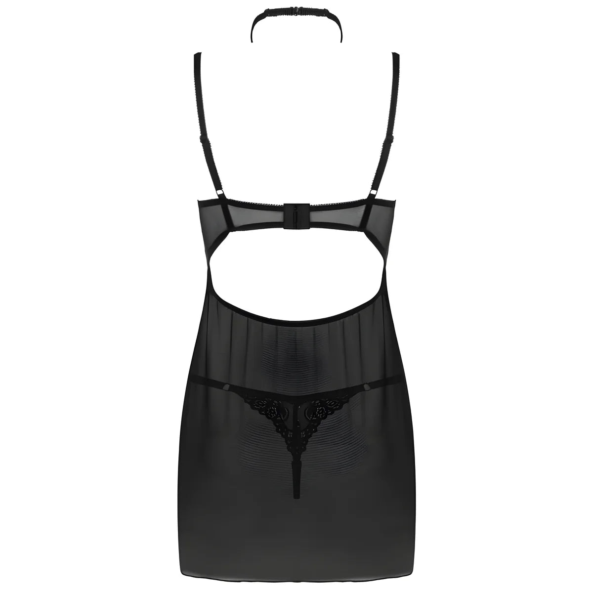 livco corsetti fashion ensemble binella babydoll thong noir