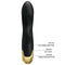 pretty love vibrateur de luxe rechargeable noir plaque or