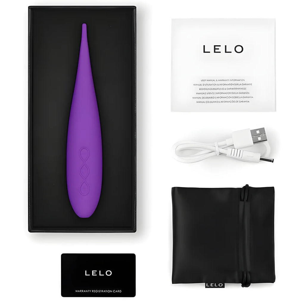 lelo dot travel stimulateur de clitoris violet