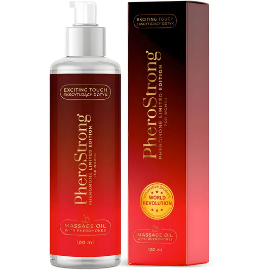 pherostrong huile de massage edition limitee pour femme 100 ml