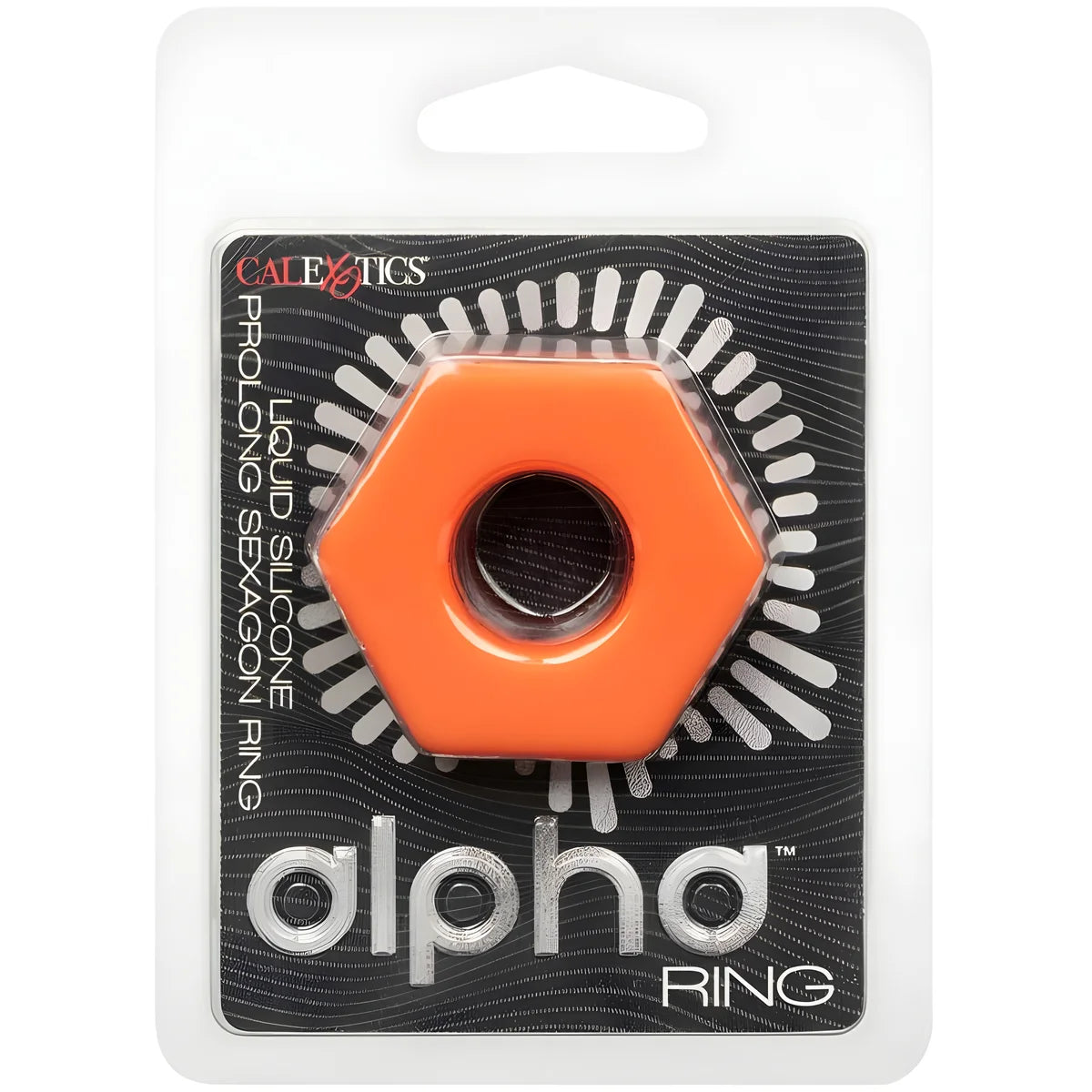 calexotics alpha bague prolong sexagon orange