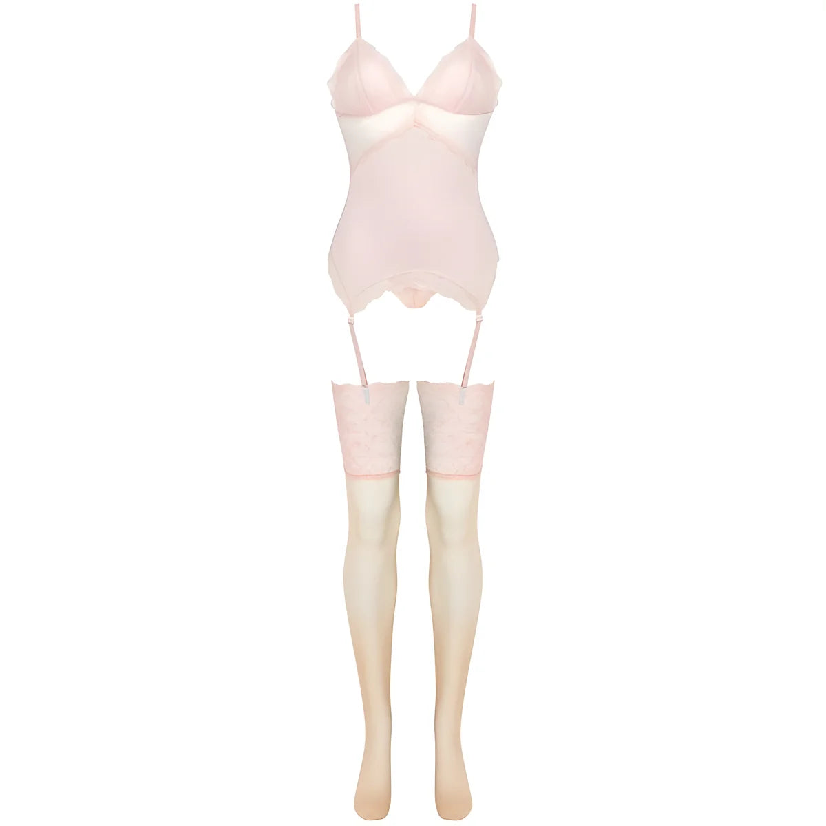 livco corsetti fashion ensemble persinne peche corset culotte bas