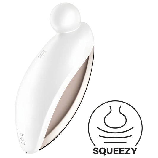 satisfyer spot on 2 vibrateur lay on blanc