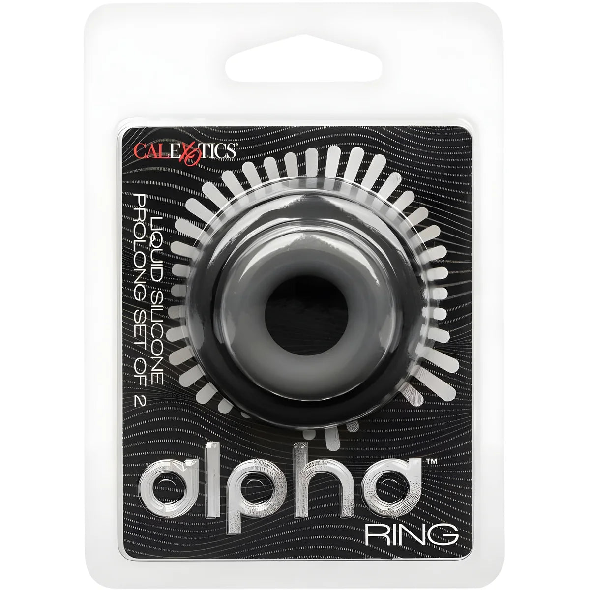calexotics alpha prolong lot de 2 bague gris