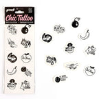 secret play lot de 10 tatouages temporaires spicy collection