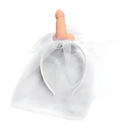 diablo picante voile de mariee blanc avec penis