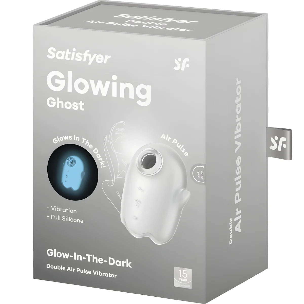 satisfyer glowing ghost air pulse vibrateur jaune