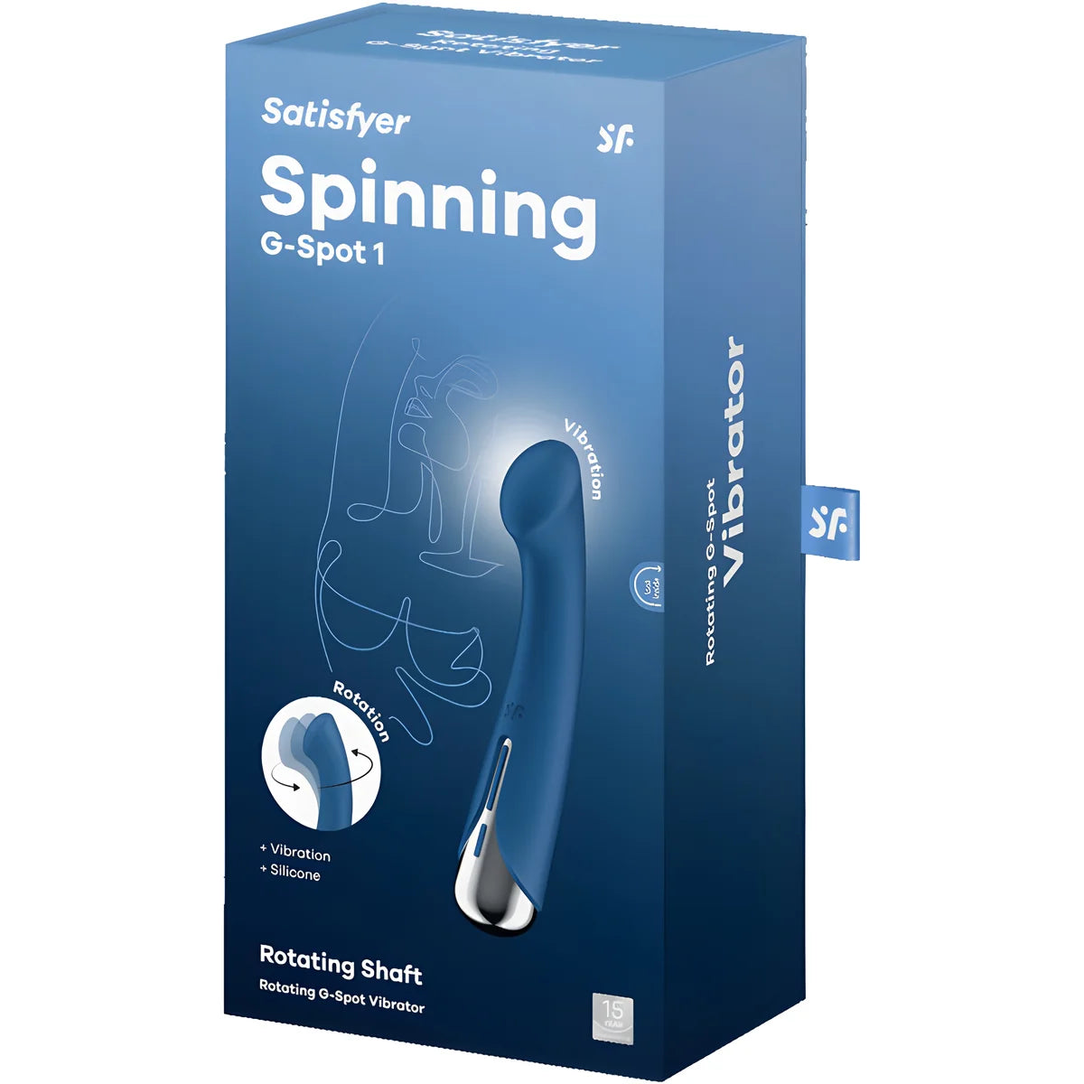 satisfyer spinning g sport 1 vibrateur rotator rouge