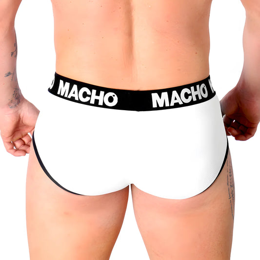 macho ms30bl slip blanc s