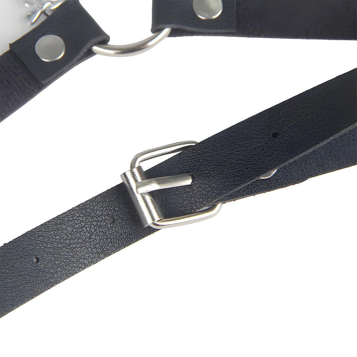 subblime harnais ceinture cuir noir taille unique