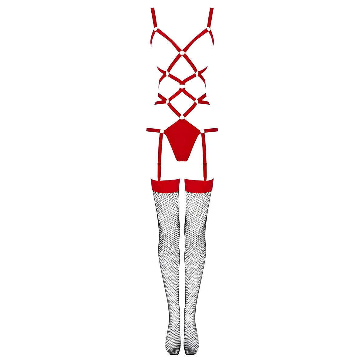 livco corsetti fashion thiara lc 20213 ensemble corps bas rouge s m