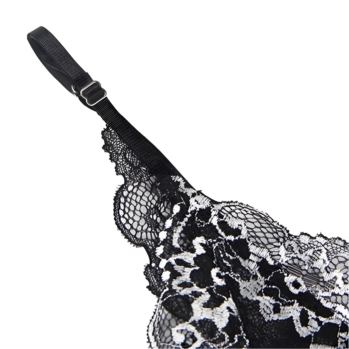 subblime babydoll tissu tulle poitrine dentelle s m