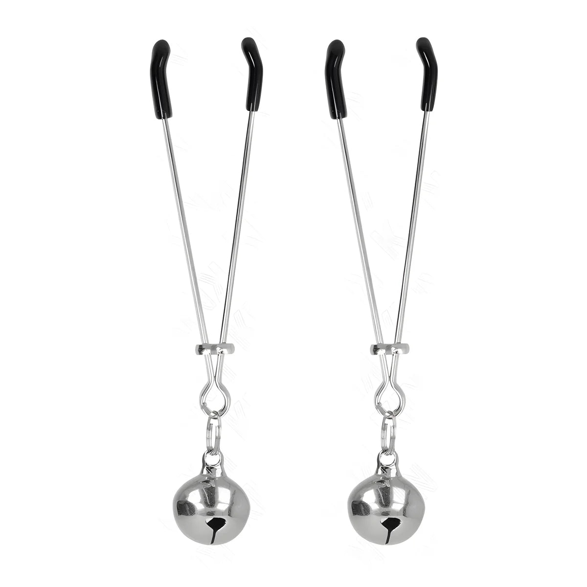 kink pinces a telephone mince cloche argent 7 cm