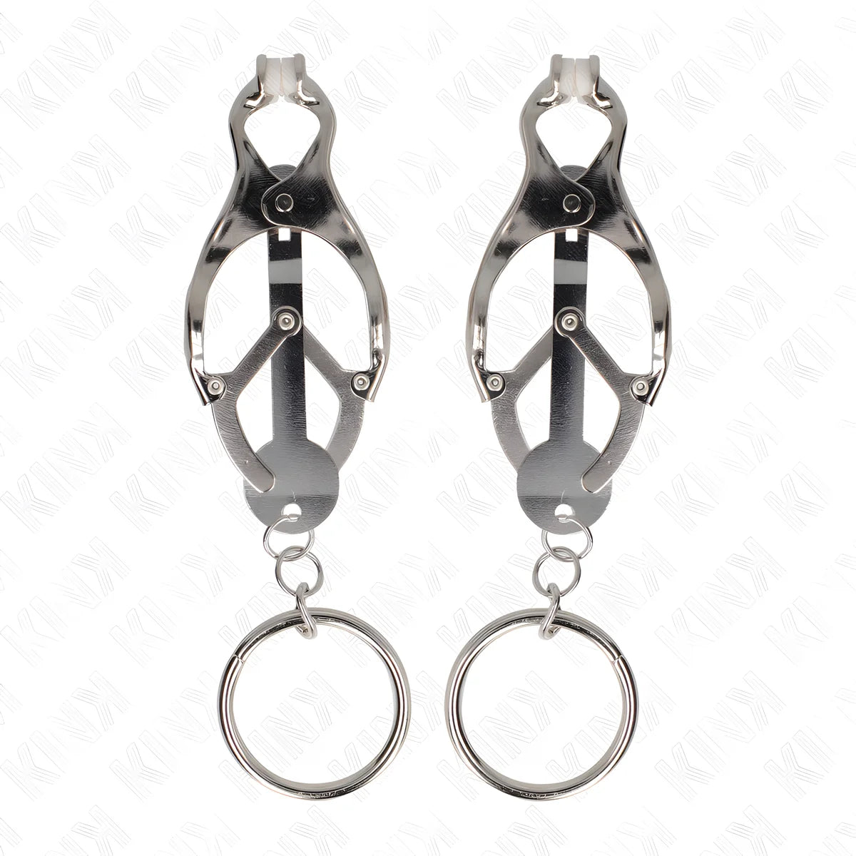 kink pinces a telephones trefle japonais o ring argent