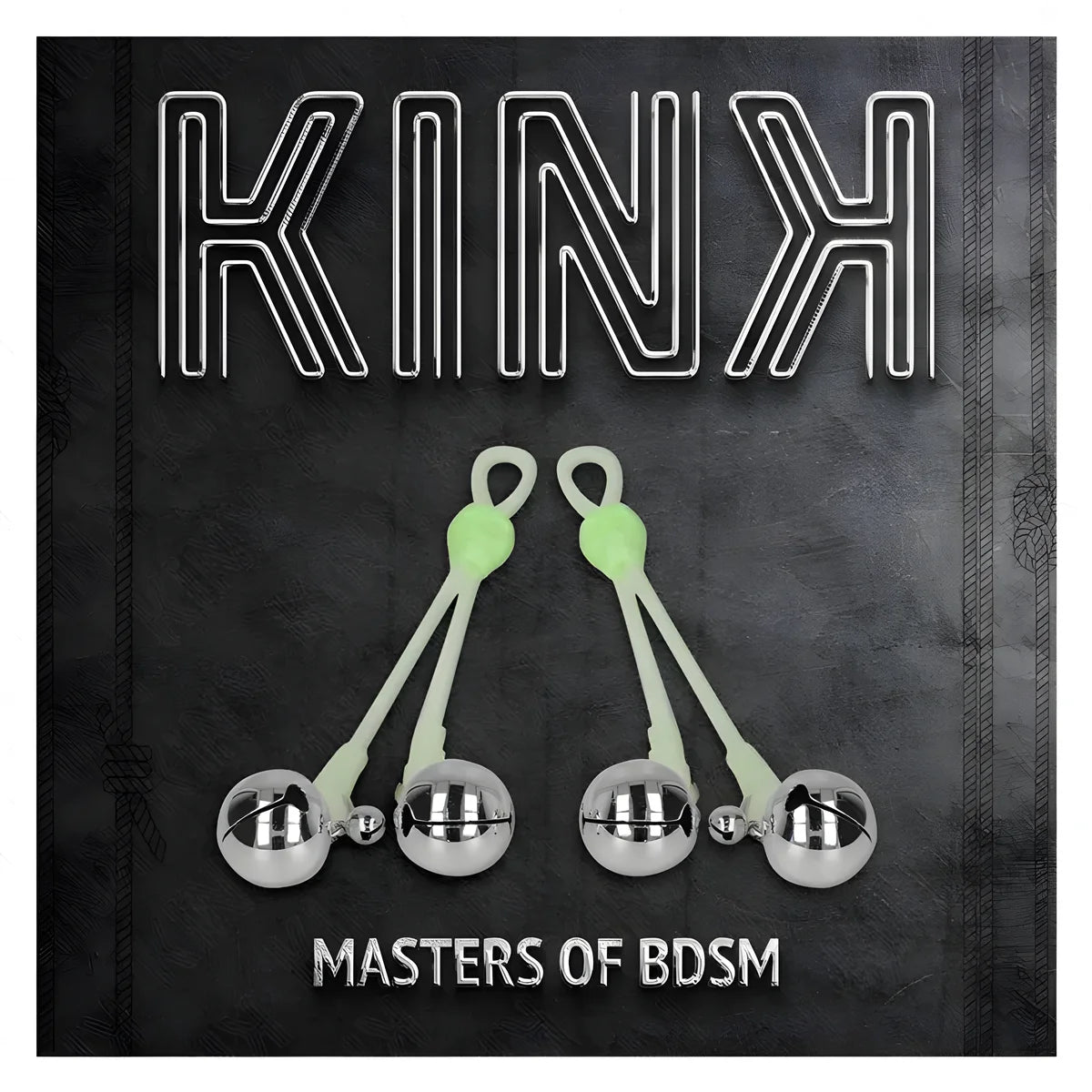 kink pinces a teton lumineuses crane avec anneau cloches reglables vert argent