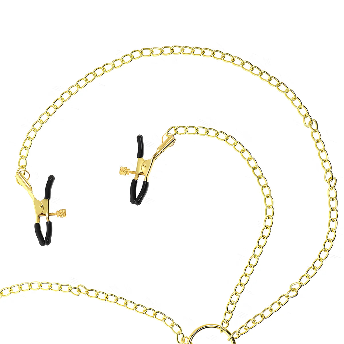 kink 4 pinces a tamelon et clito reglables or