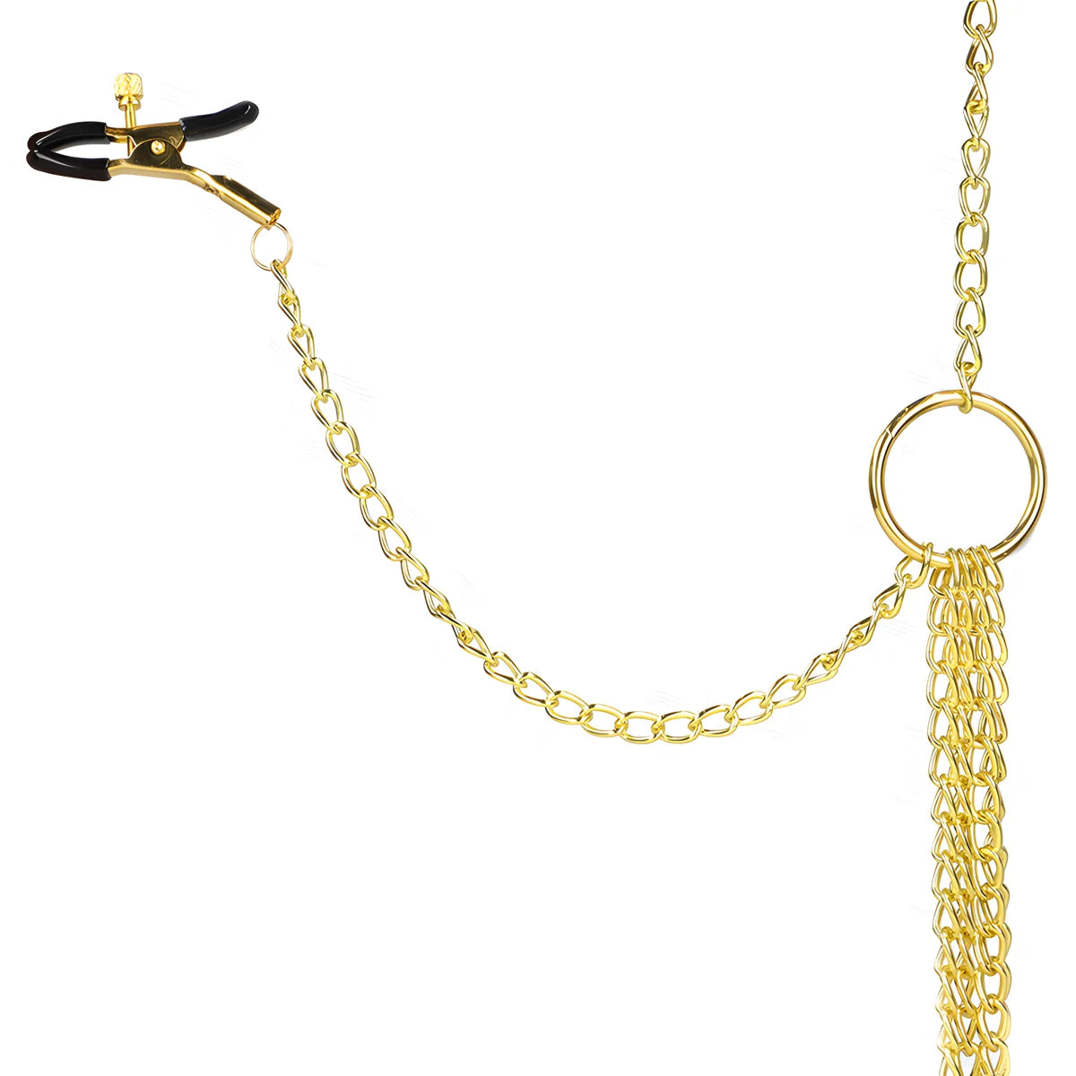 kink 4 pinces a tamelon et clito reglables or