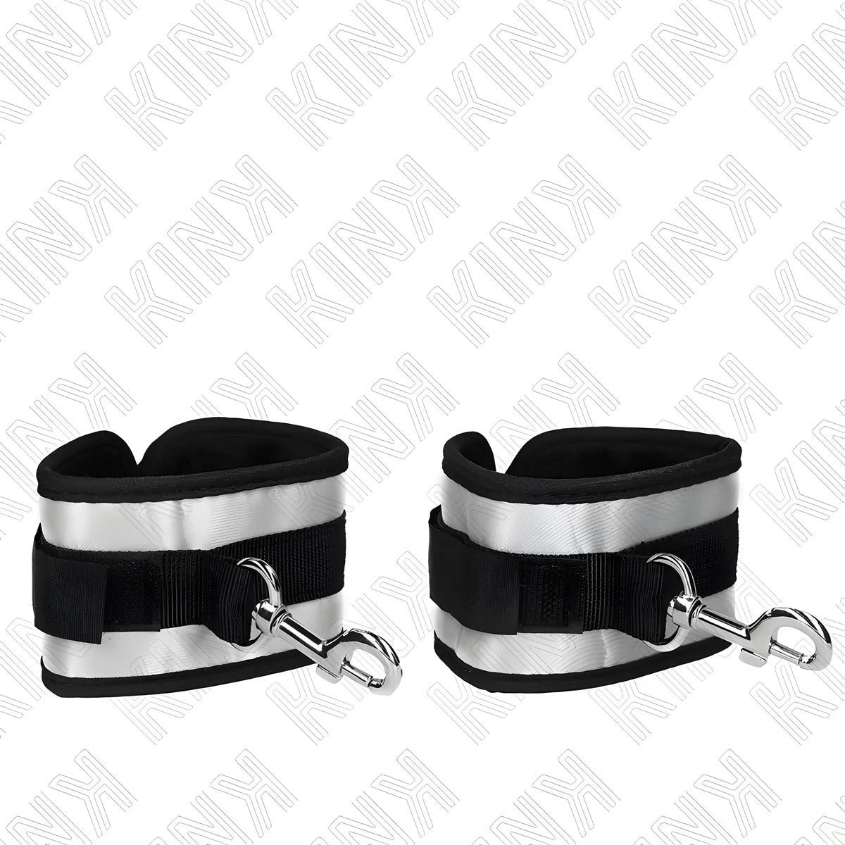 kink poignets en neoprene gris 23 x 5 cm