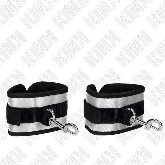 kink poignets en neoprene gris 23 x 5 cm