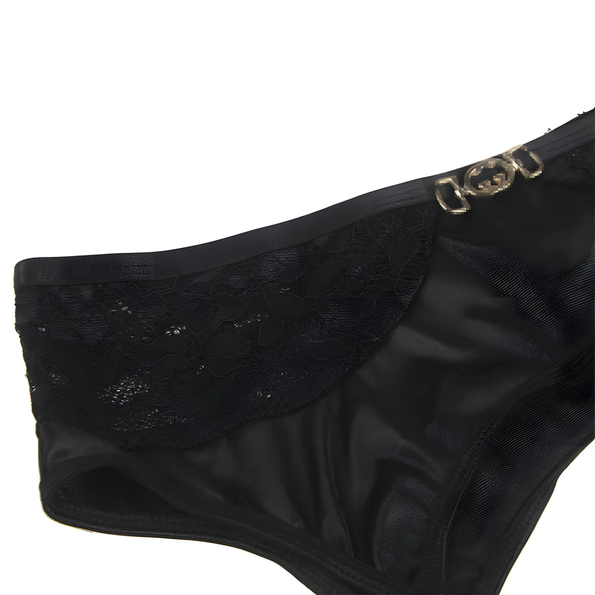 subblime ensemble 3 pieces soutien gorge string jarretiere dentelle noir s m