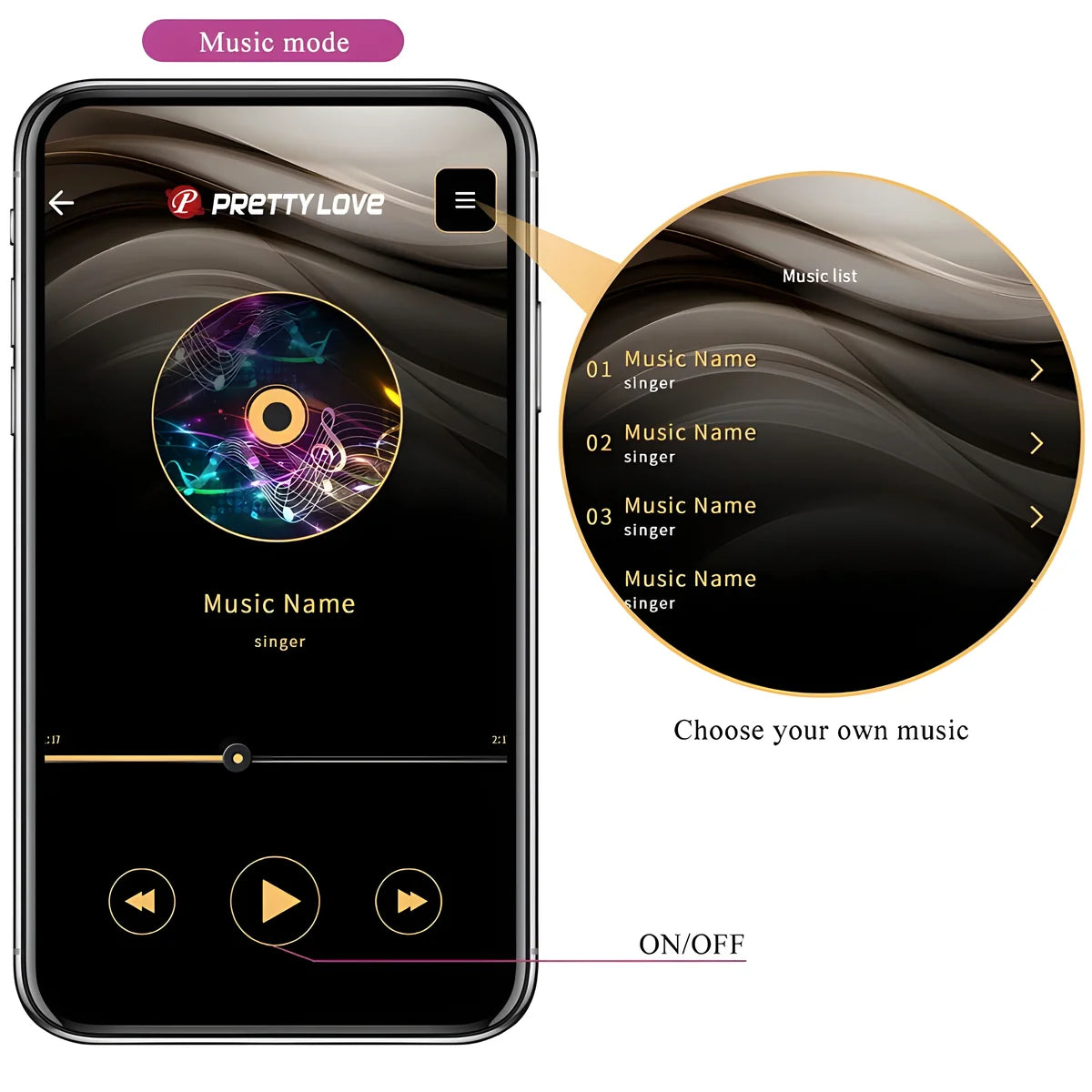 pretty love ethan vibrateur rechargeable violet