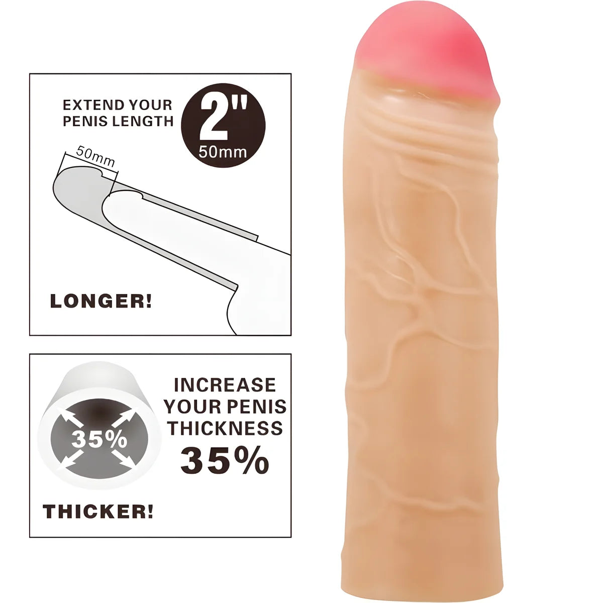 pretty love chane couverture de stylo stimulant extensionnante