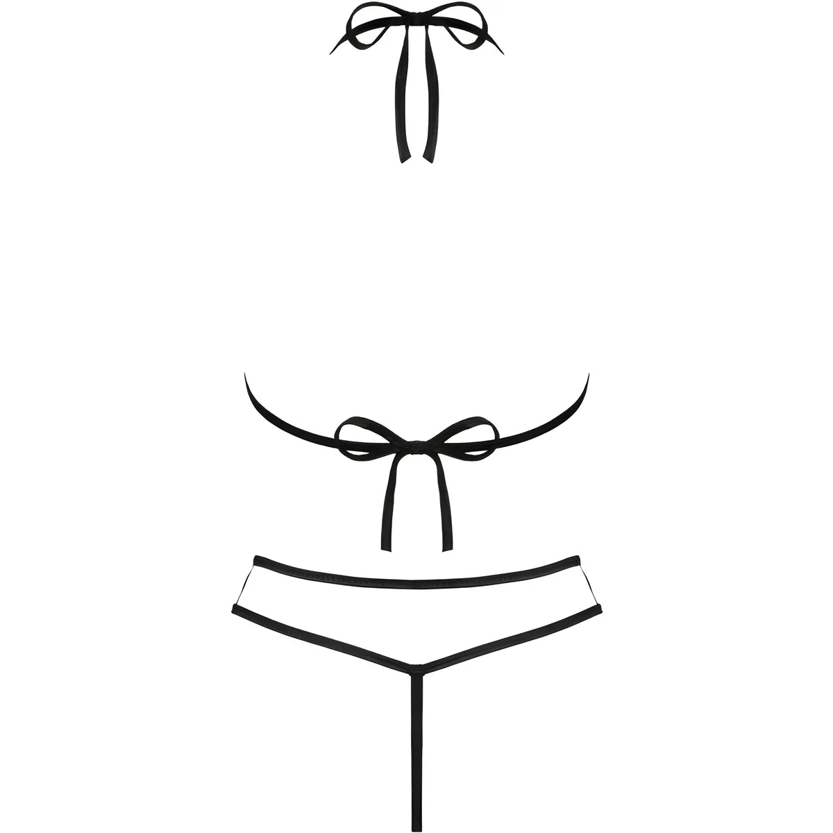 livco corsetti fashion soutien gorge string jimena lc 20216 noir taille unique