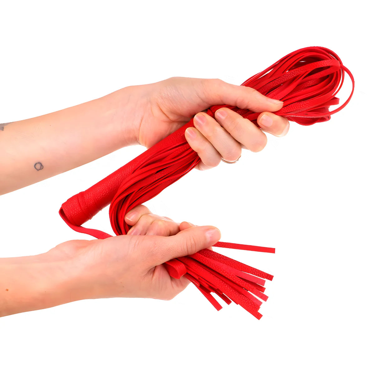 kink fouet pvc souple rouge 70 cm