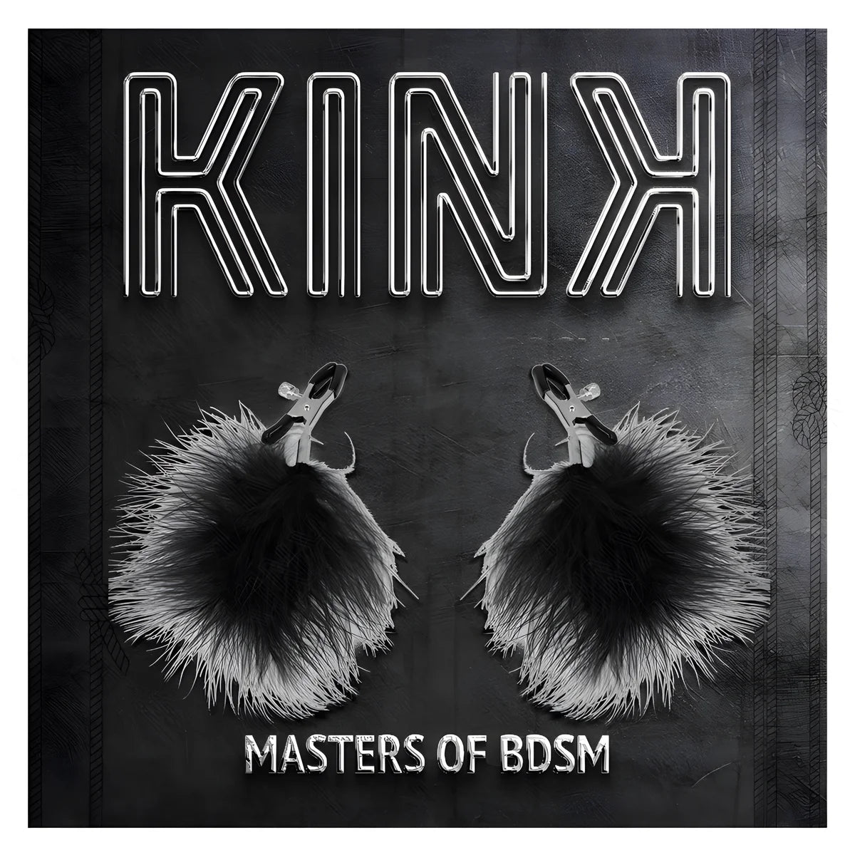 kink pince a meton plume noir 7 cm