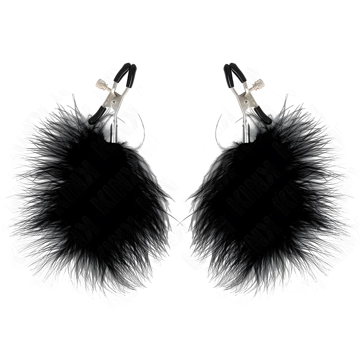 kink pince a meton plume noir 7 cm