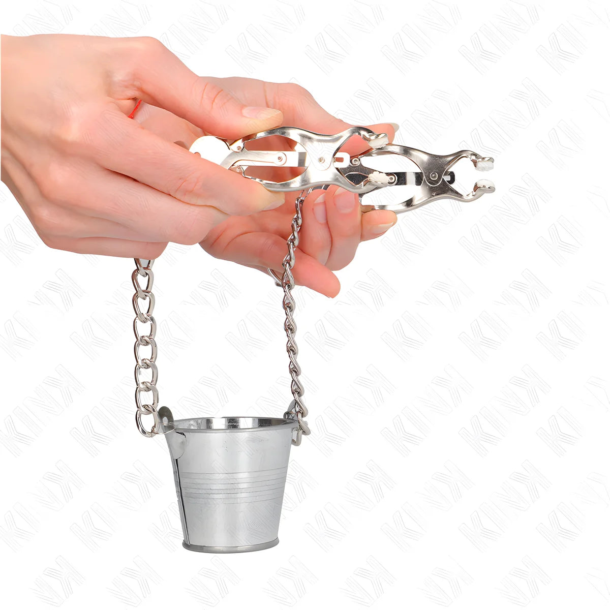 kink pinces a metelier avec seau argent