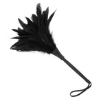 Plumeau de stimulation sensorielle à plumes — détail base