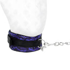 kink collier court en dentelle de velours avec ceinture 105 cm avec garniture en nylon 44 x 5 5 cm