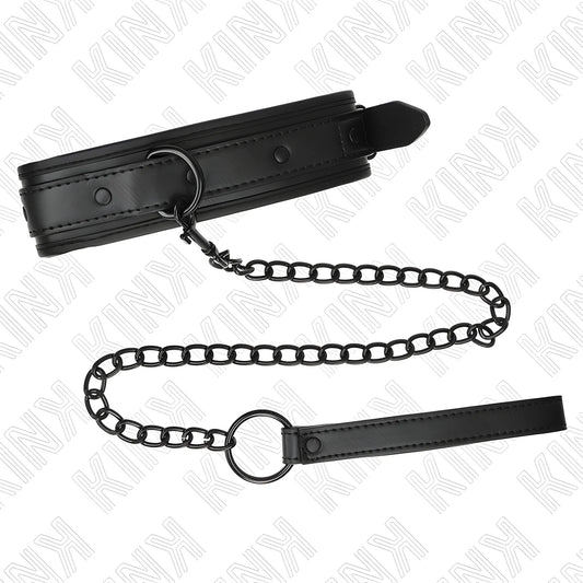kink collier de bondage en neoprene modele 2 avec ceinture 78 cm reglable 37 5 x 49 5 cm
