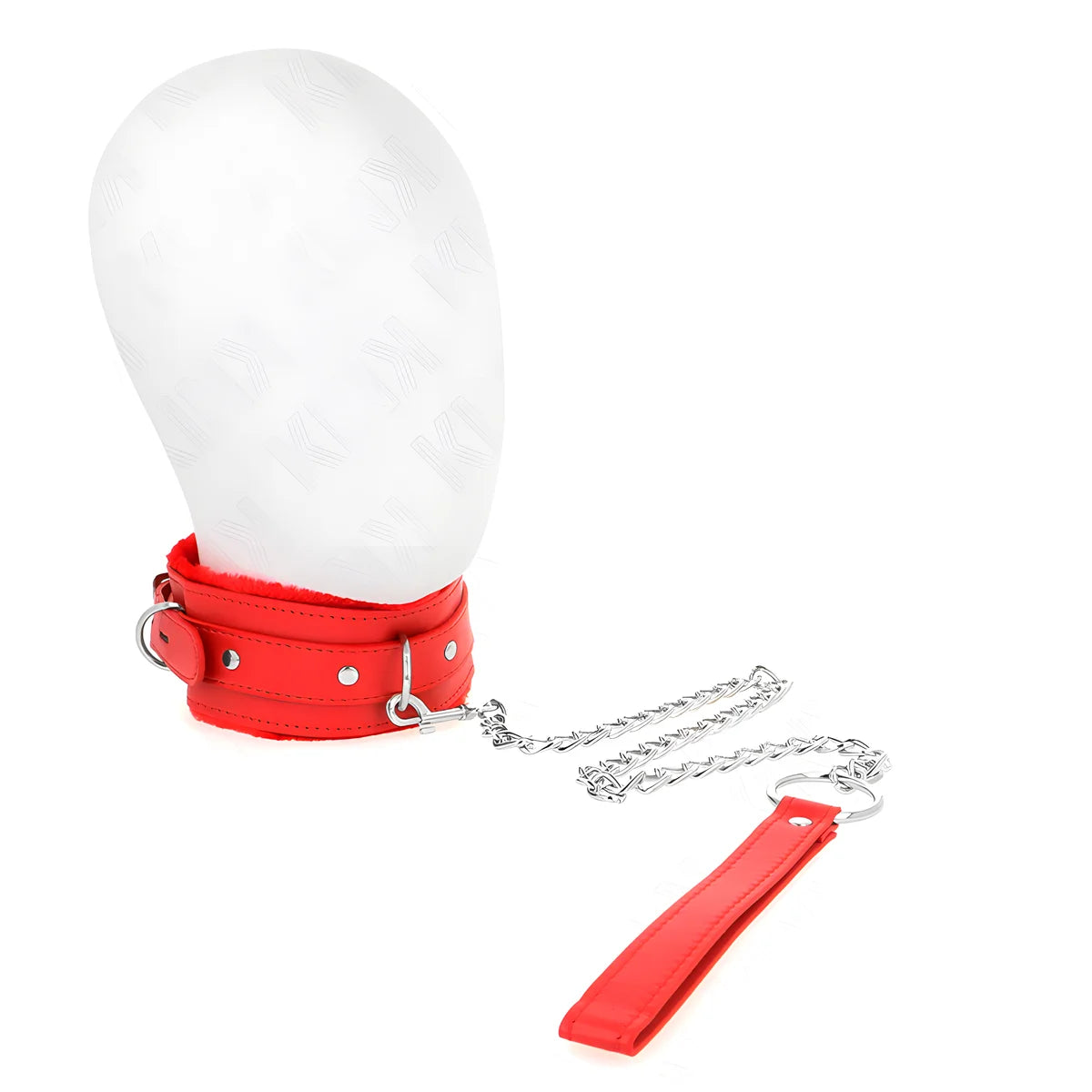 kink collier avec laisse 65 cm avec restrictions rouge 36 42 cm x 5 5 cm