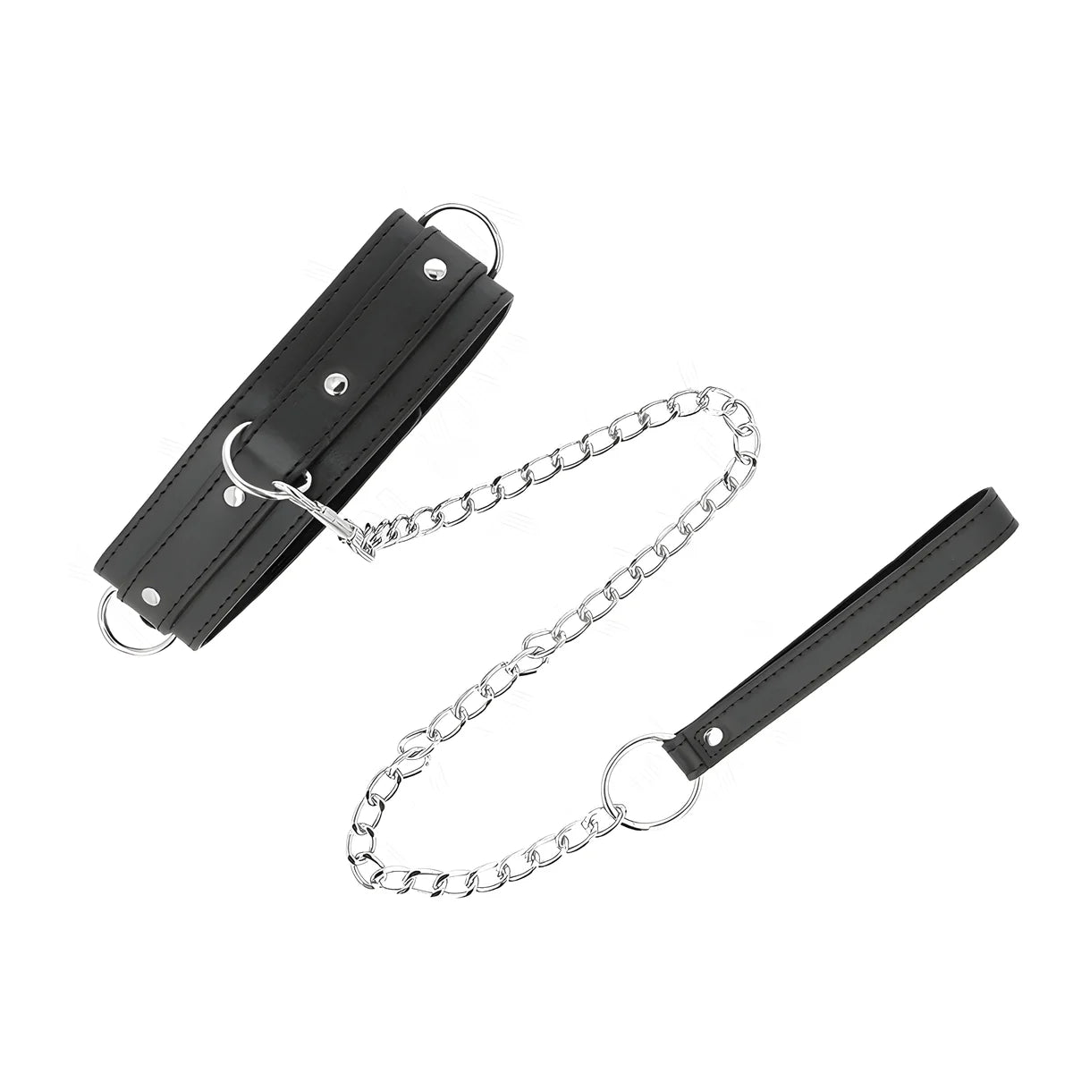 kink collier avec laisse 65 cm 3 anneaux modele 1 reglable 38 49 cm x 5 cm