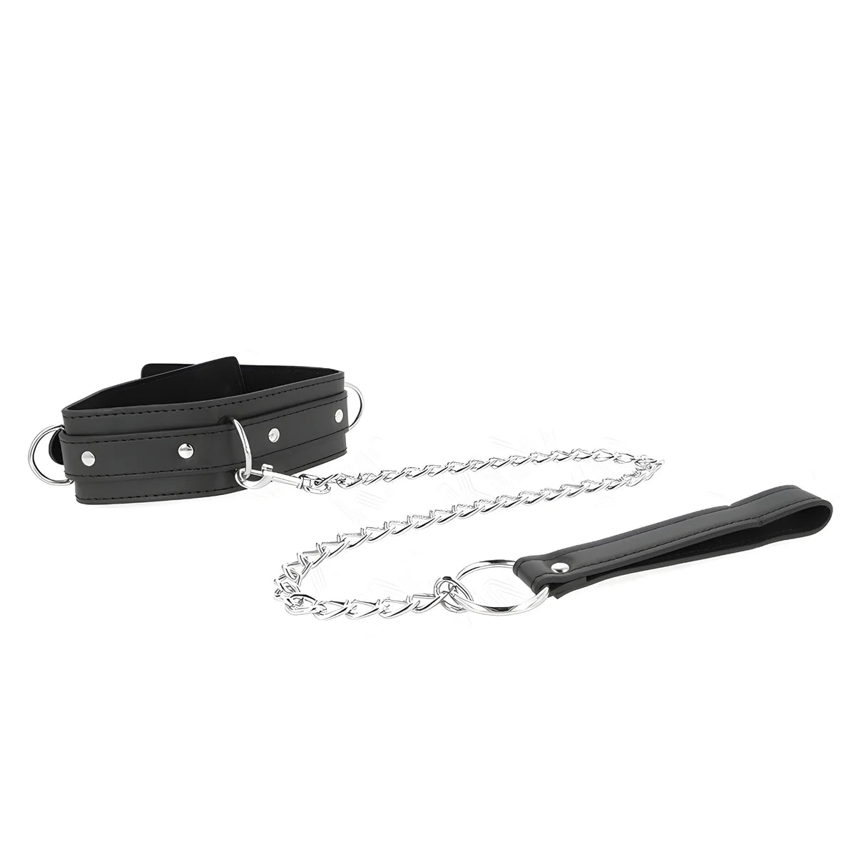 kink collier avec laisse 65 cm 3 anneaux modele 1 reglable 38 49 cm x 5 cm