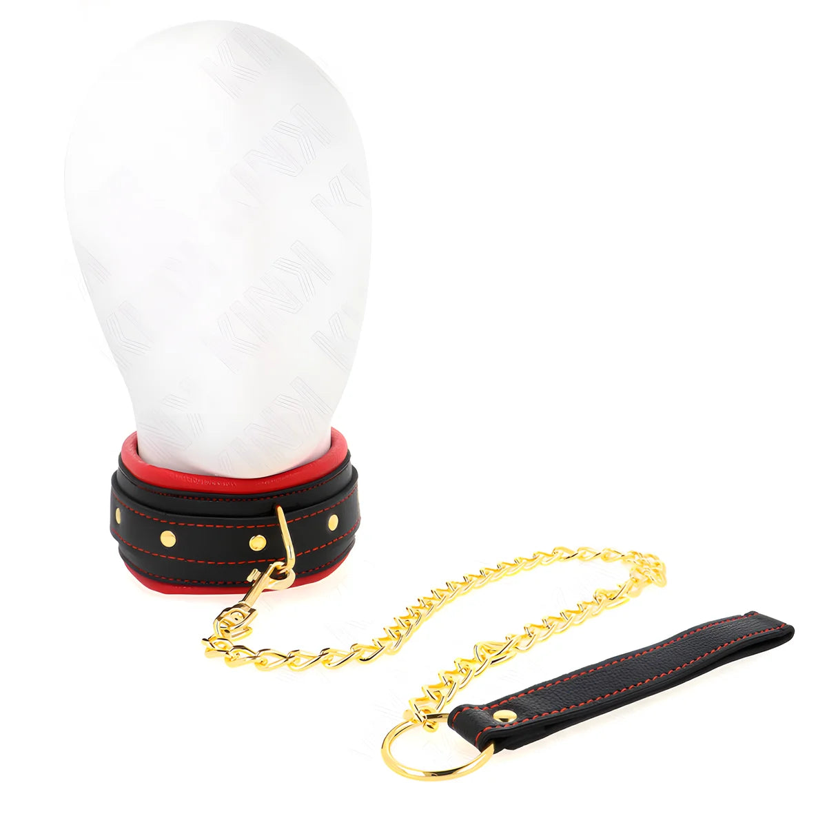 kink collier avec laisse en tissu uni ajustable 33 48 cm x 5 7 cm