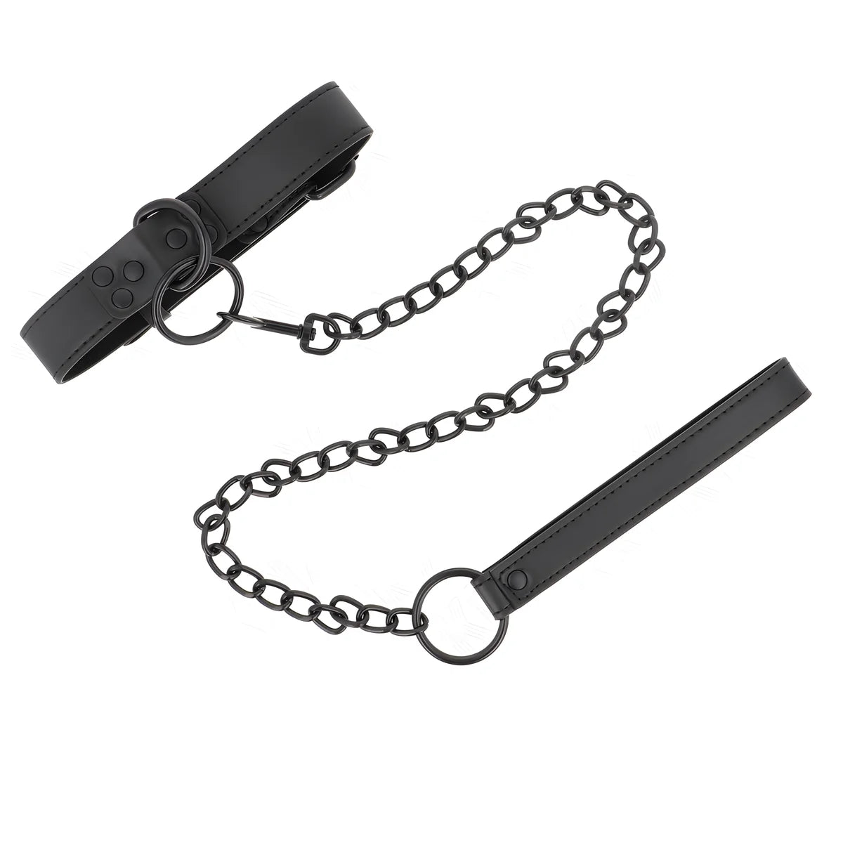 kink collier avec laisse foncee 65 cm ajustable 37 54 cm x 3 cm