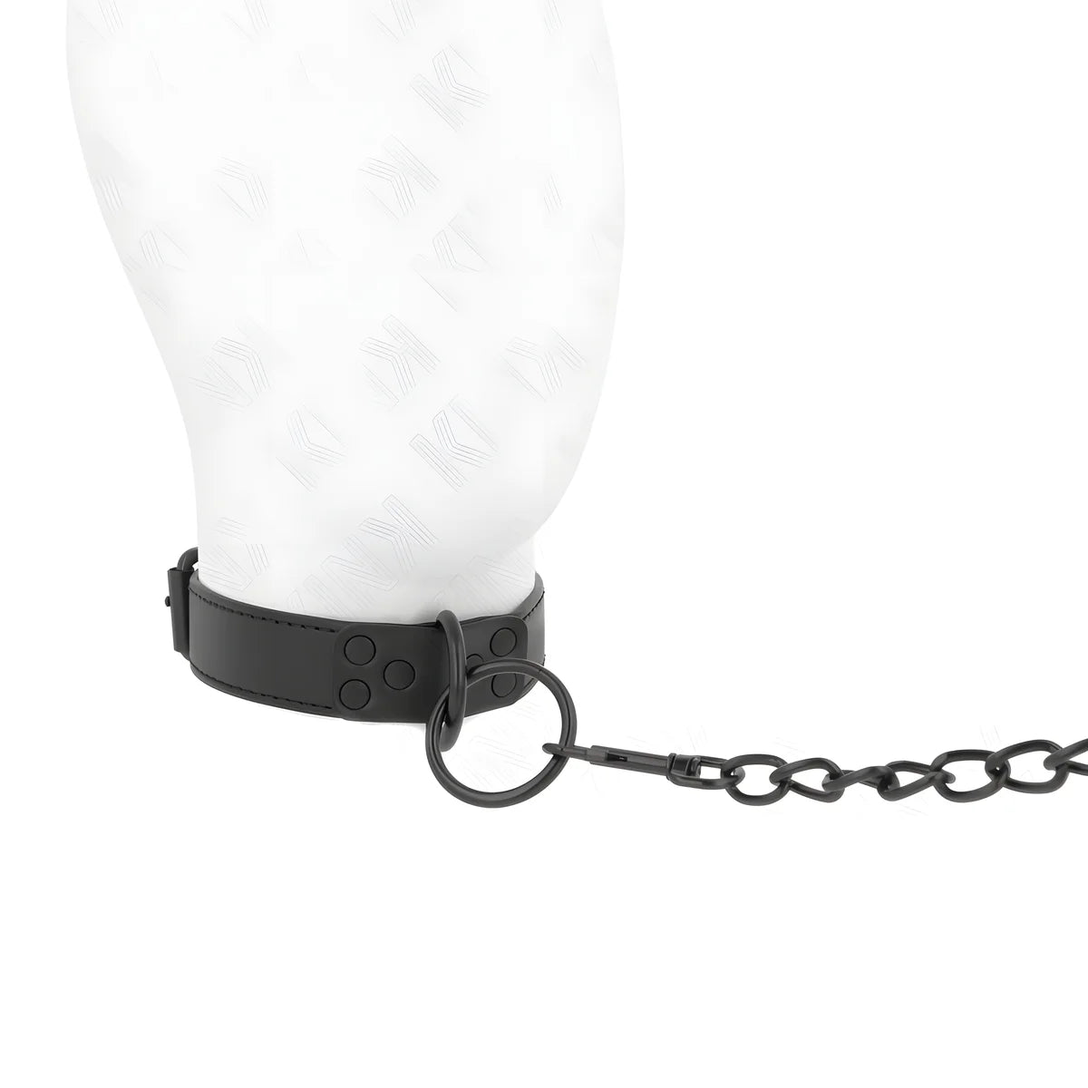 kink collier avec laisse foncee 65 cm ajustable 37 54 cm x 3 cm