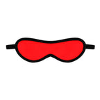 Masque sur les yeux texturé à écailles à bord recouvert — détail base