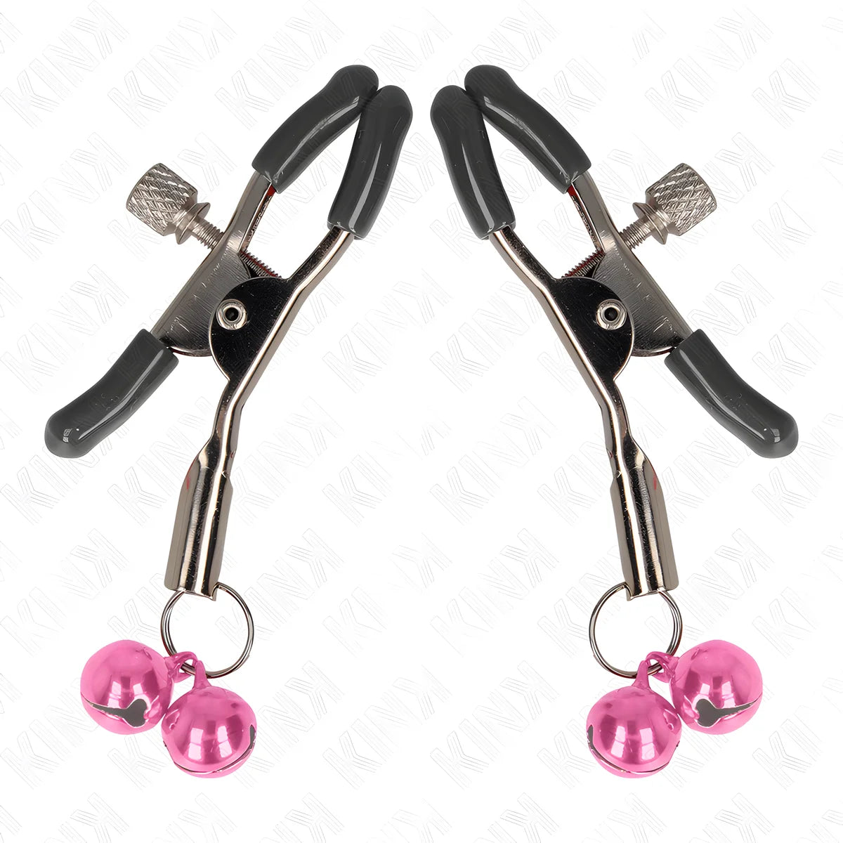 kink pince a meton double cloche rose 6 cm