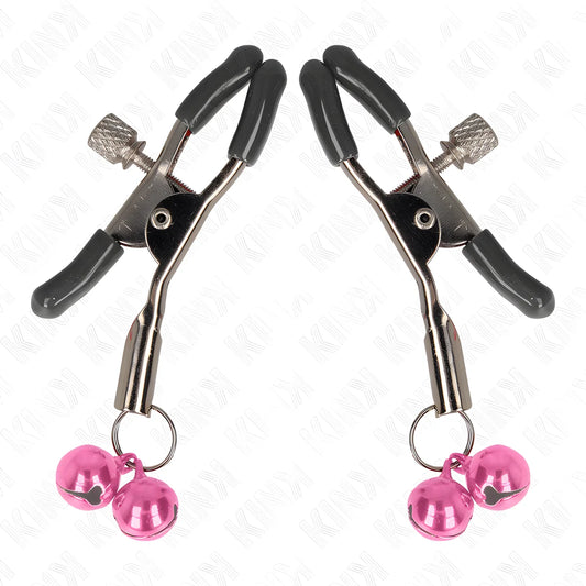 kink pince a meton double cloche rose 6 cm